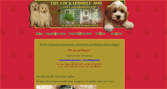 Desktop Screenshot of cockapoodle-doo.com